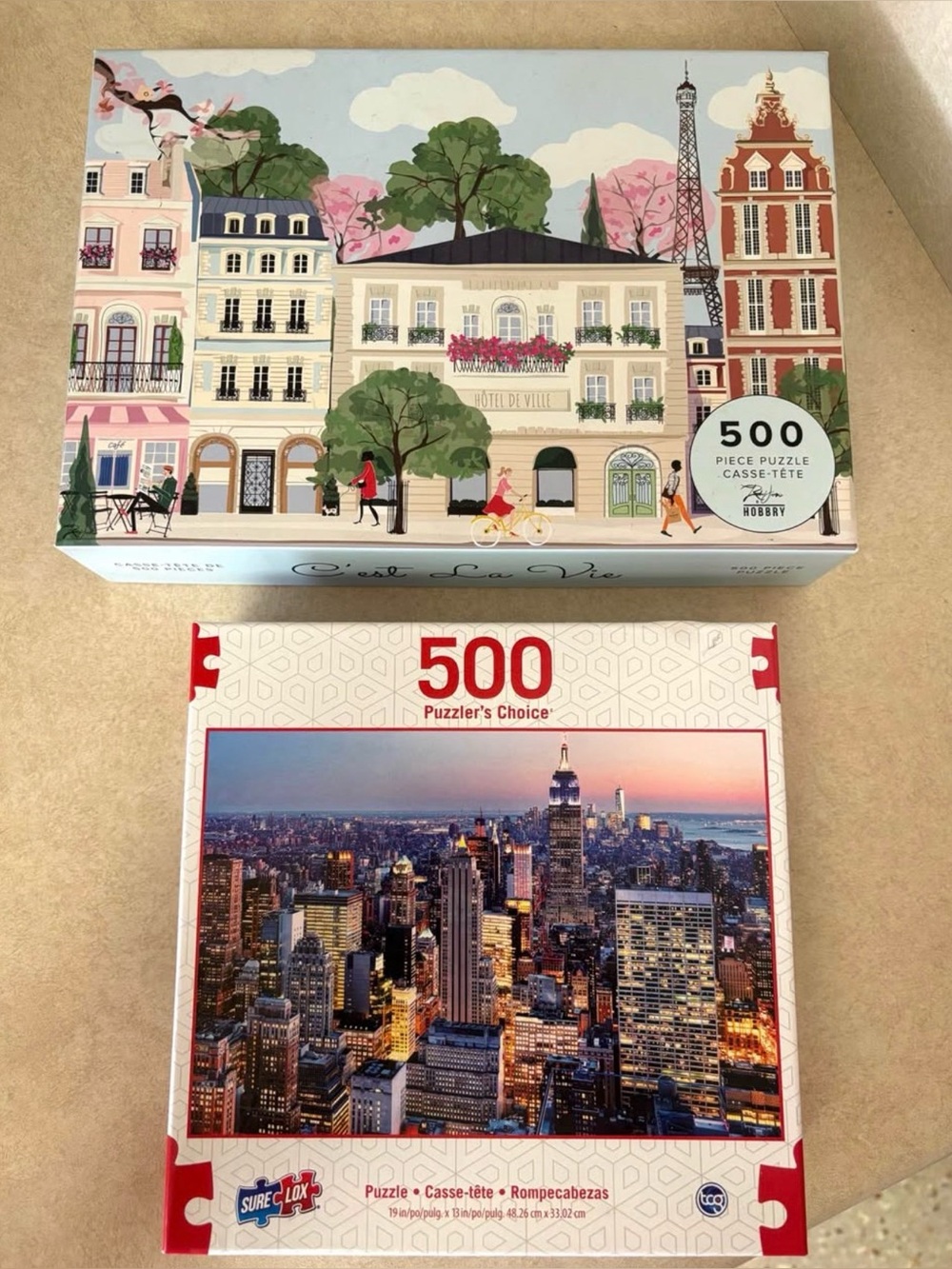500-Piece New York City Puzzle - Multicolor